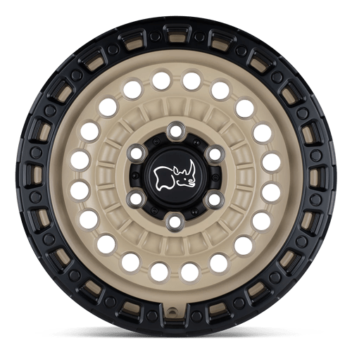Black Rhino Hard Alloys Sentinel 17X8.5 -18 Desert Sand W/ Black Ring