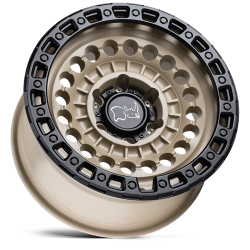 Black Rhino Hard Alloys Sentinel 17X8.5 -10 Desert Sand W/ Black Ring