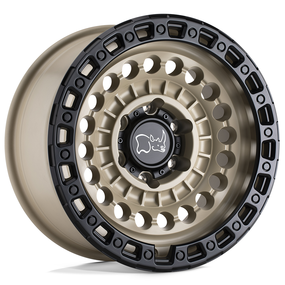 Black Rhino Hard Alloys Sentinel 17X8.5 -18 Desert Sand W/ Black Ring