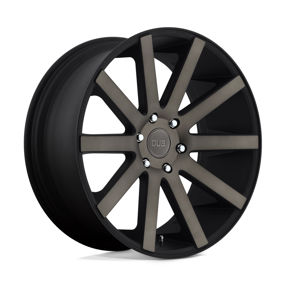 Dub 1Pc S121 Shot Calla 22X10.5 +35 Matte Black Double Dark Tint