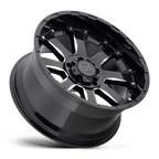 Black Rhino Hard Alloys Sierra 20X10 -23 Gloss Black W/ Milled Spokes