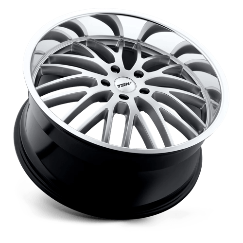 Tsw Snetterton 18X8 +40 Hyper Silver W/ Mirror Cut Lip
