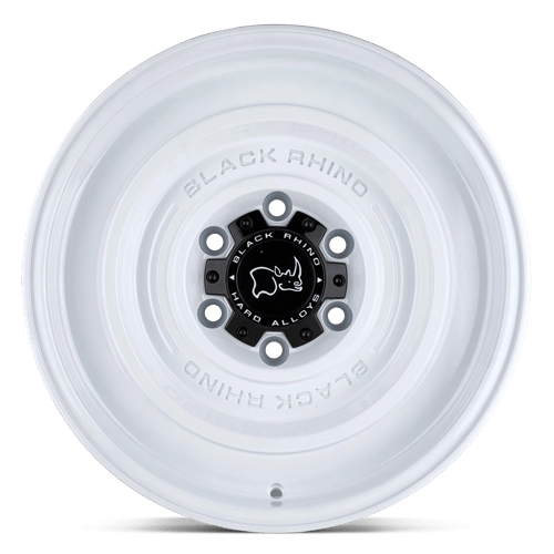 Black Rhino Hard Alloys Solid 17X9.5 -12 Gloss White