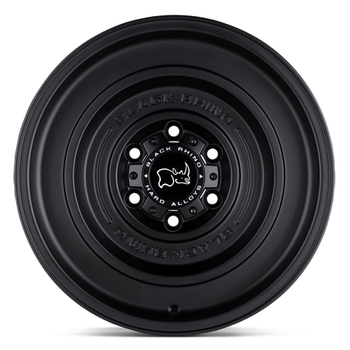 Black Rhino Hard Alloys Solid 17X9.5 -12 Matte Black
