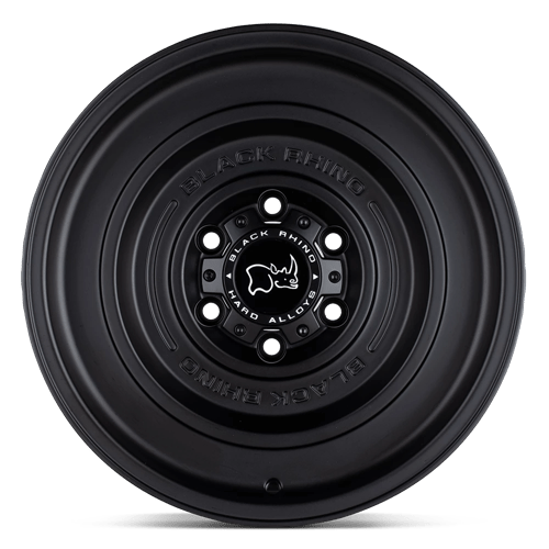 Black Rhino Hard Alloys Solid 17X9.5 -18 Matte Black