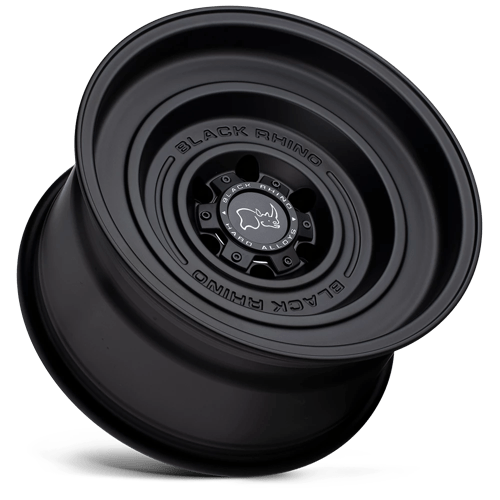 Black Rhino Hard Alloys Solid 17X9.5 -18 Matte Black