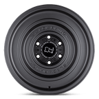 Black Rhino Hard Alloys Solid 17X9.5 -18 Matte Gun Black