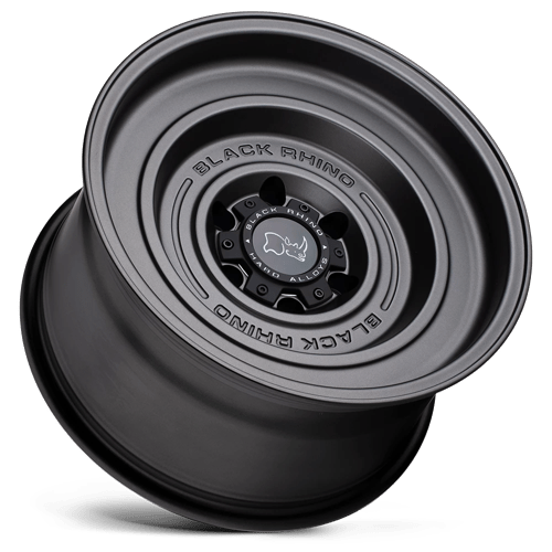 Black Rhino Hard Alloys Solid 17X9.5 -18 Matte Gun Black