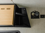 Left Hand Angled Shelf - Black