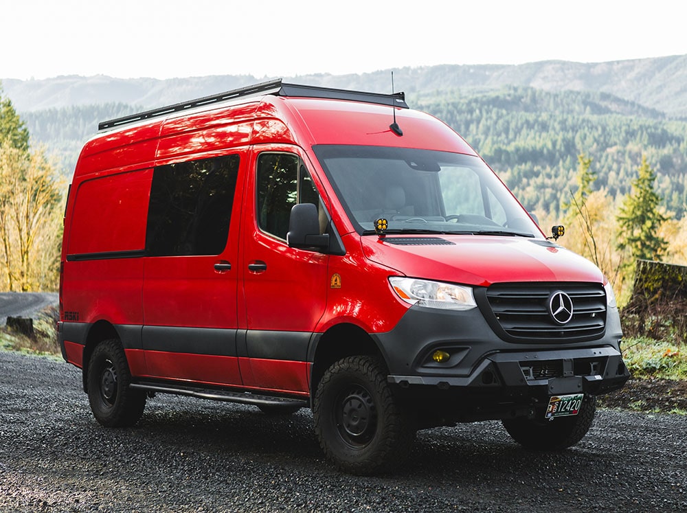 Sprinter 144" High Roof Low Pro + F80 Kit