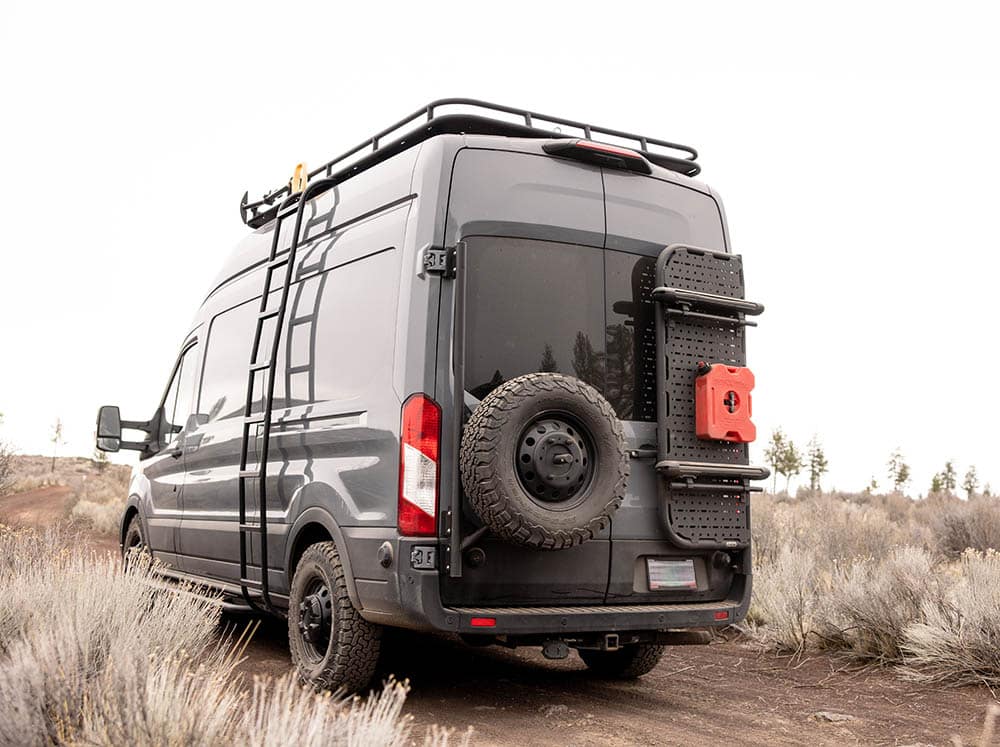Transit Rear Tire Carrier - Short Weel Bracket