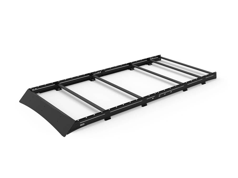 Transit 148" Mid Roof Low Pro Roof Rack With Light Bar Fairing