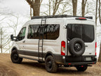 Transit 148" Mid Roof Low Pro Roof Rack With Light Bar Fairing