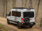 Transit 148" Mid Roof Low Pro Roof Rack With Light Bar Fairing