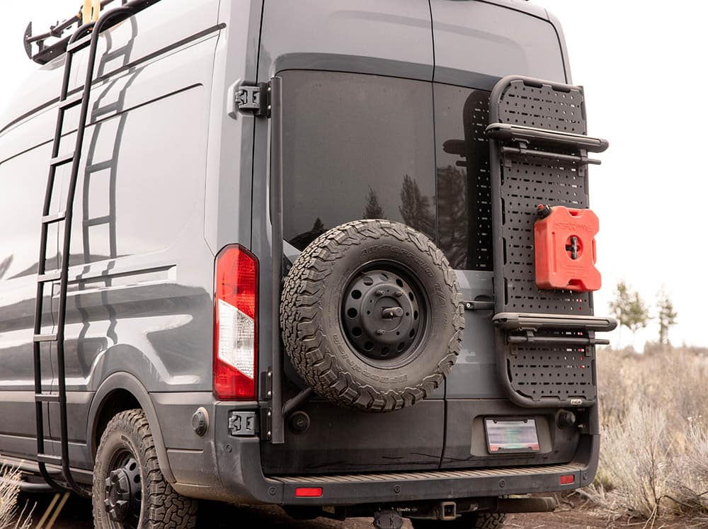 Transit Rear Tire Carrier - Long Weel Bracket