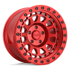 Black Rhino Hard Alloys Primm 17X9 +0 Candy Red W/ Black Bolts