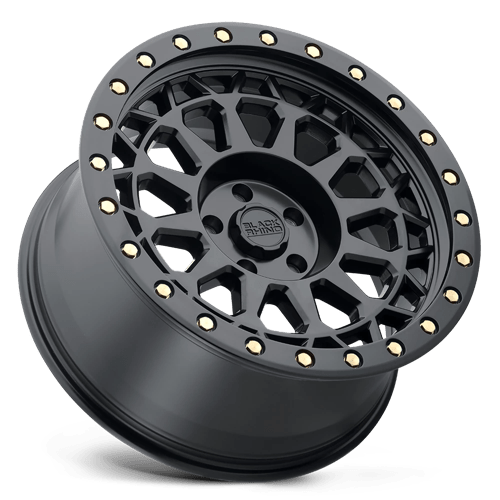 Black Rhino Hard Alloys Primm 20X9.5 +0 Matte Black W/ Brass Bolts