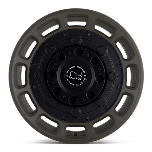 Black Rhino Hard Alloys Warthog 17X8.5 +0 Matte Od Green W/ Black Center