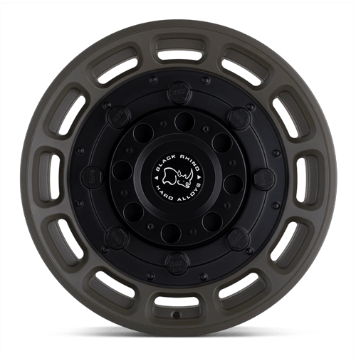 Black Rhino Hard Alloys Warthog 17X8.5 -18 Matte Od Green W/ Black Center