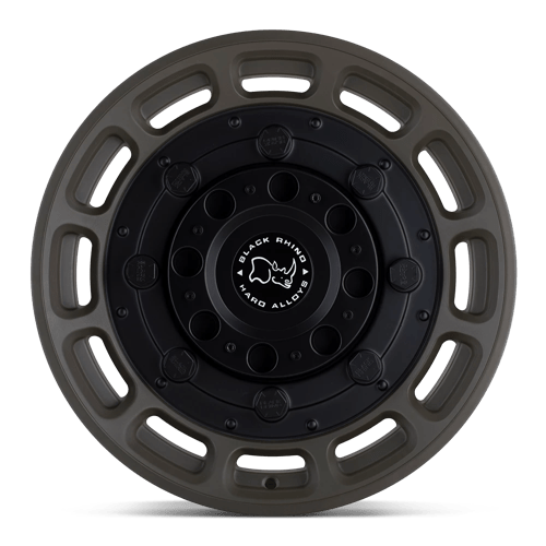 Black Rhino Hard Alloys Warthog 20X9.5 -18 Matte Od Green W/ Black Center