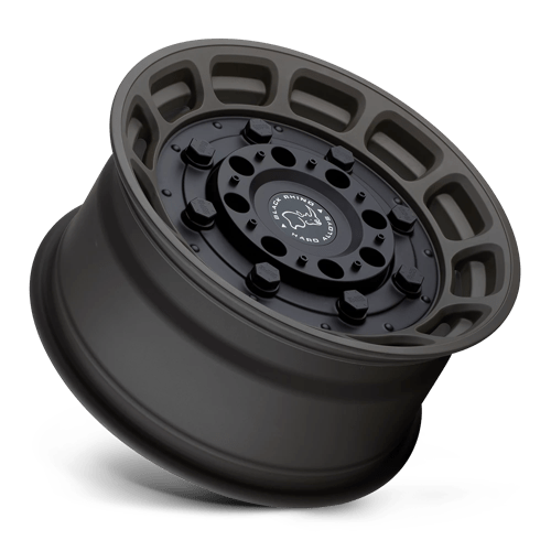 Black Rhino Hard Alloys Warthog 17X8.5 -18 Matte Od Green W/ Black Center
