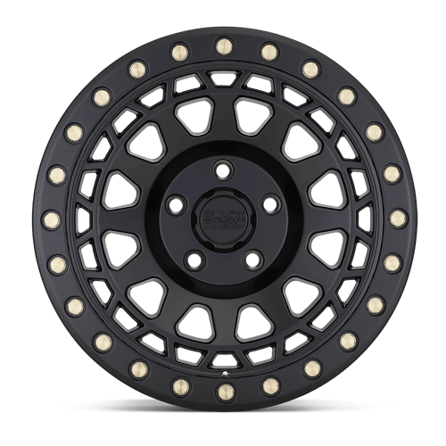 Black Rhino Hard Alloys Primm 18X9.5 +0 Matte Black W/ Brass Bolts