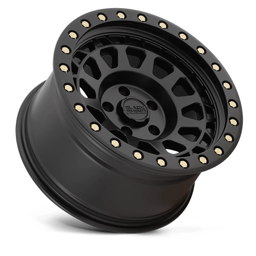 Black Rhino Hard Alloys Primm 20X9.5 -18 Matte Black W/ Brass Bolts