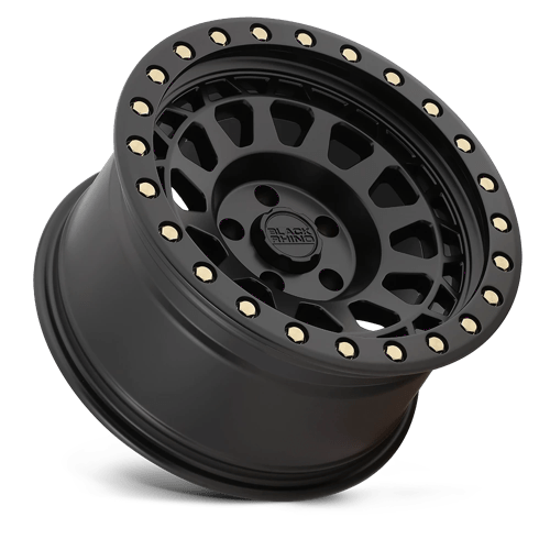 Black Rhino Hard Alloys Primm 20X9.5 +12 Matte Black W/ Brass Bolts