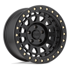 Black Rhino Hard Alloys Primm 20X9.5 +12 Matte Black W/ Brass Bolts