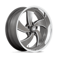 Us Mag 1Pc U133 Desperado 20X8 +1 Anthracite Milled Diam-Cut Lip