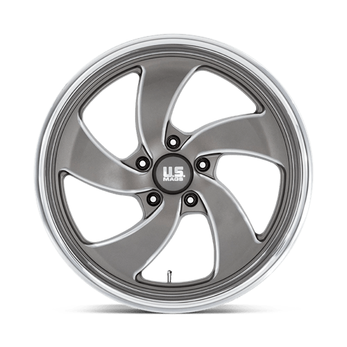 Us Mag 1Pc U133 Desperado 20X9.5 +1 Anthracite Milled Diam-Cut Lip