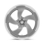 Us Mag 1Pc U133 Desperado 22X10.5 +1 Anthracite Milled Diam-Cut Lip
