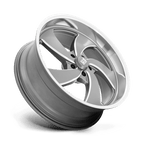 Us Mag 1Pc U133 Desperado 22X10.5 +1 Anthracite Milled Diam-Cut Lip