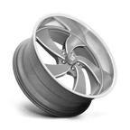 Us Mag 1Pc U133 Desperado 24X10 +5 Anthracite Milled Diam-Cut Lip