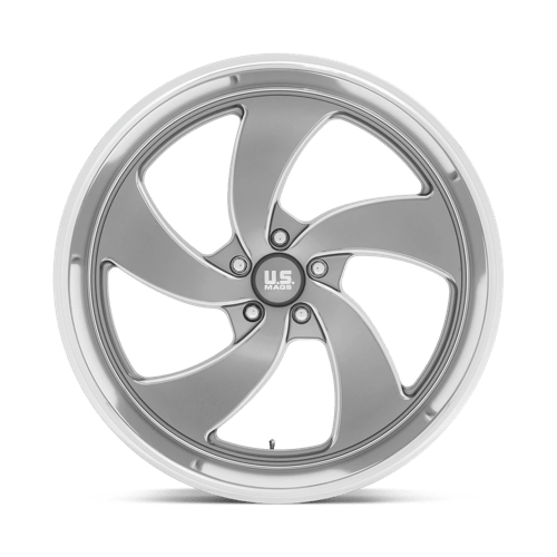 Us Mag 1Pc U133 Desperado 24X10 +5 Anthracite Milled Diam-Cut Lip