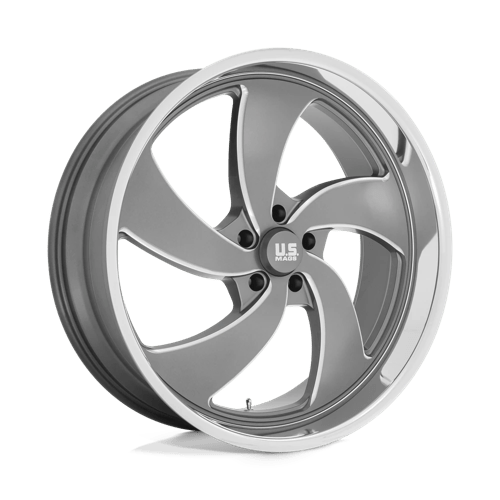Us Mag 1Pc U133 Desperado 24X9 +1 Anthracite Milled Diam-Cut Lip