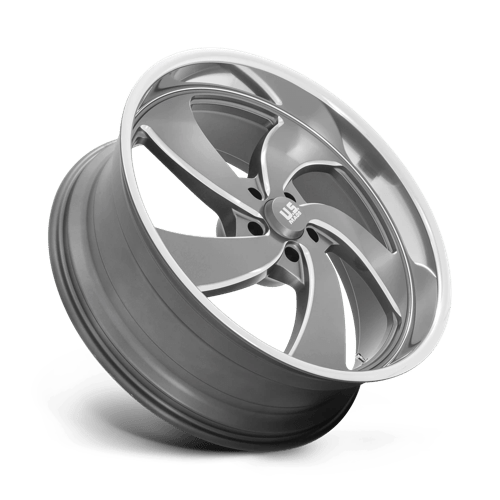 Us Mag 1Pc U133 Desperado 24X9 +1 Anthracite Milled Diam-Cut Lip