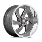 Us Mag 1Pc U133 Desperado 20X8 +1 Anthracite Milled Diam-Cut Lip