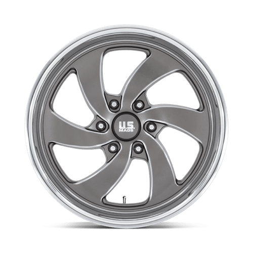 Us Mag 1Pc U133 Desperado 20X9.5 +1 Anthracite Milled Diam-Cut Lip