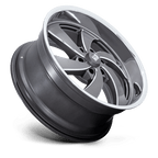 Us Mag 1Pc U133 Desperado 22X10 +25 Anthracite Milled Diam-Cut Lip