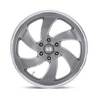 Us Mag 1Pc U133 Desperado 22X9 +25 Anthracite Milled Diam-Cut Lip