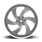 Us Mag 1Pc U133 Desperado 24X10 +25 Anthracite Milled Diam-Cut Lip