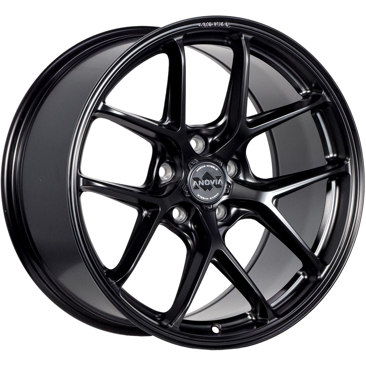 Anovia Wheels An-12 19X8.5 +35 Satin Black
