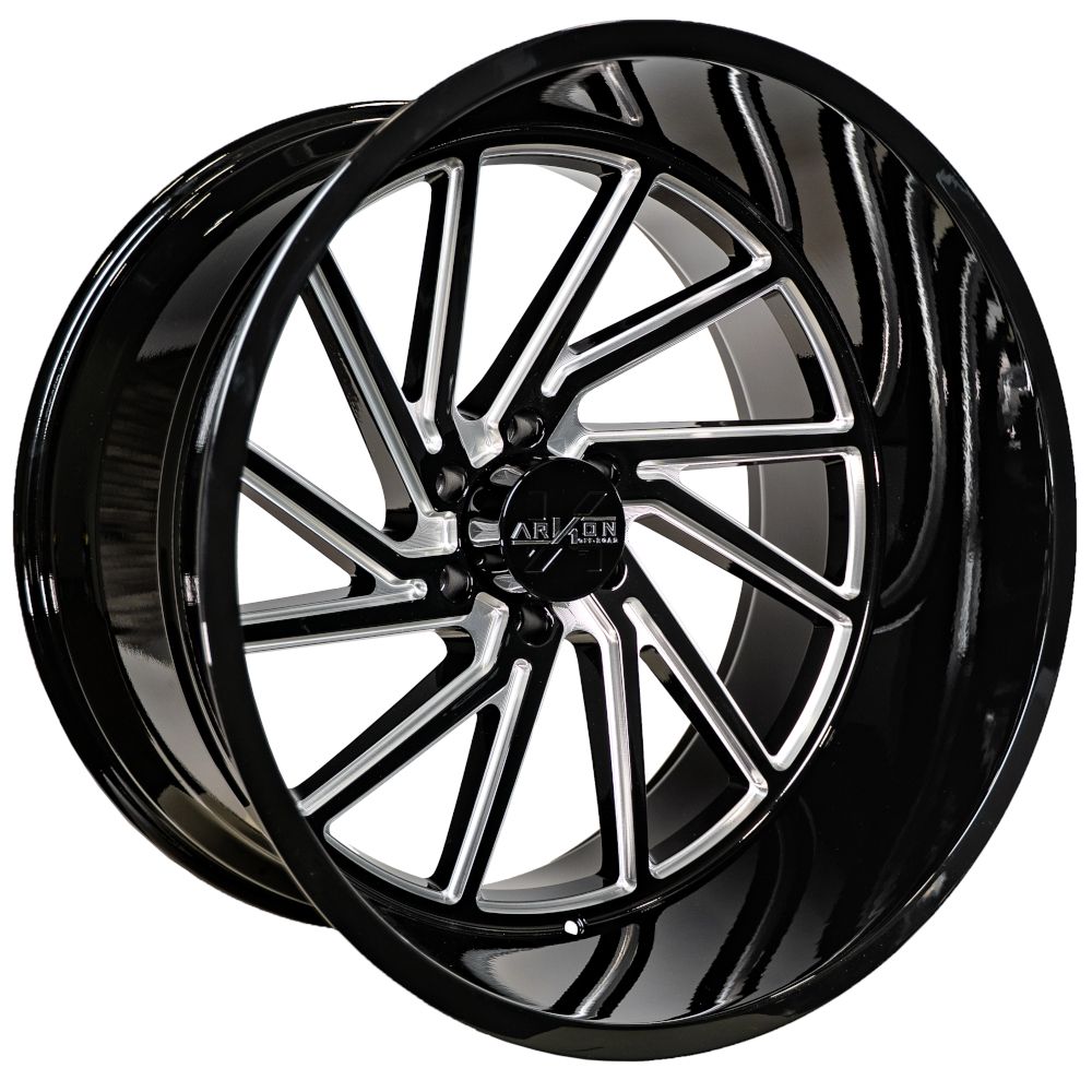 Arkon Off-Road Kennedy 24X14 -81 Gloss Black W/ Milled Edges