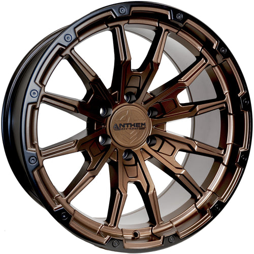 Anthem Off-Road Talon 20X10 -24 Matte Bronze W/ Satin Black Lip