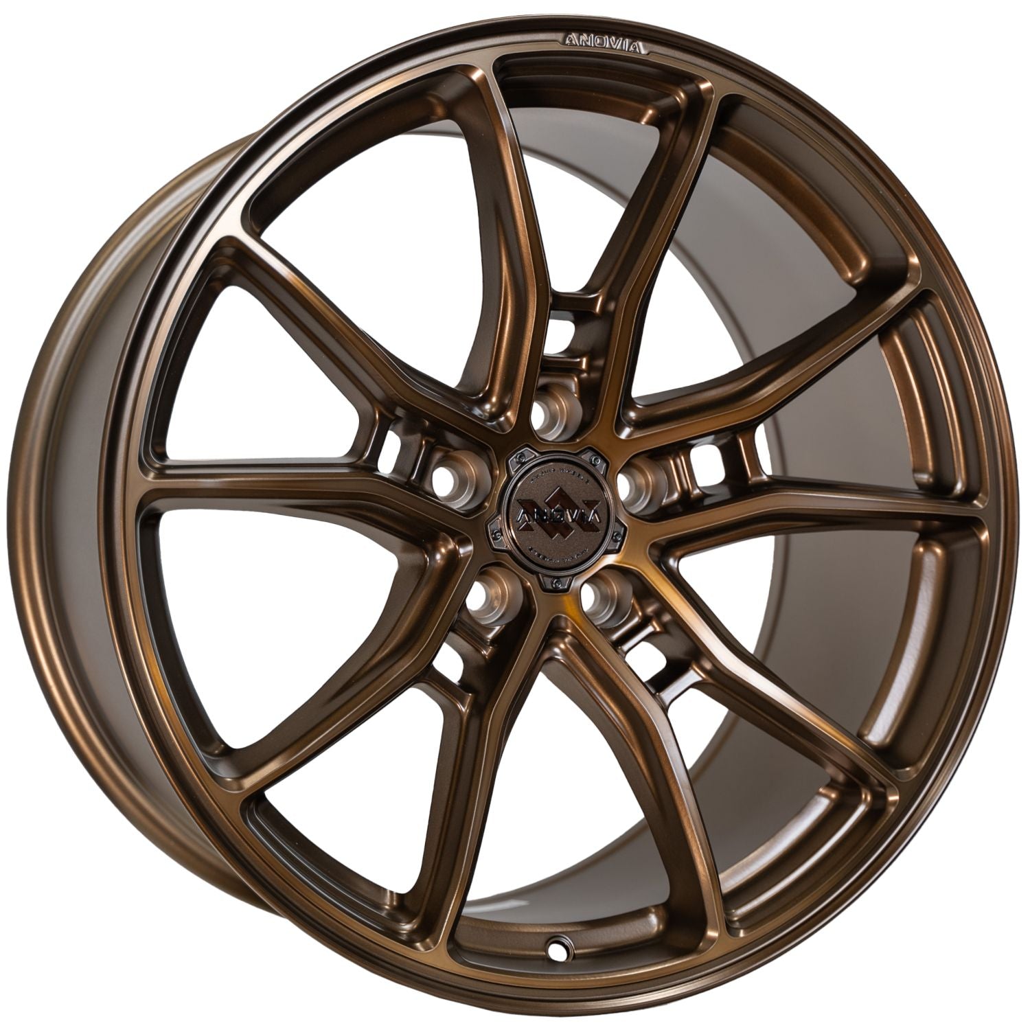 Anovia Wheels An-10 19X8.5 +35 Bronze Machined Face Bronze Tint