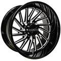 Arkon Off-Road Kennedy 22X12 -51 Gloss Black W/ Milled Edges