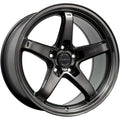 Anovia Wheels An-5S 18X9.5 +45 Black Machined Dark Tint