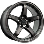 Anovia Wheels An-5S 18X9.5 +45 Black Machined Dark Tint