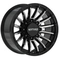 Anthem Off-Road Raider 18X9 -12 Satin Black W/ Machined Face